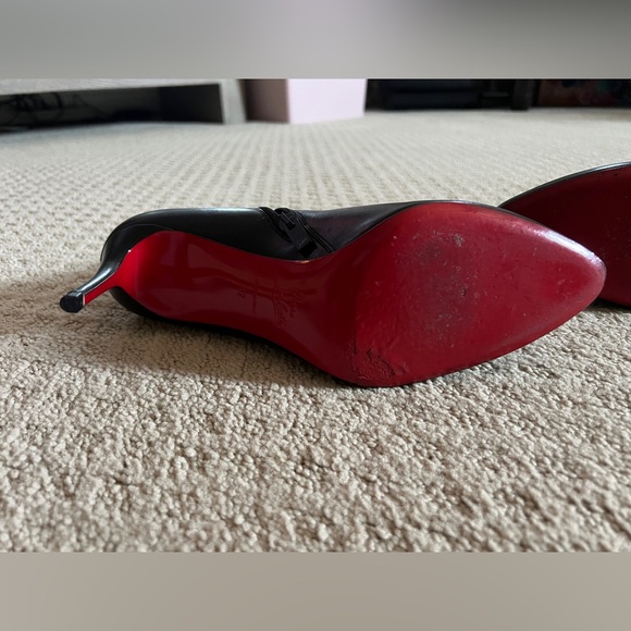 Christian Louboutin Black Heeled Booties - Picture 4 of 10